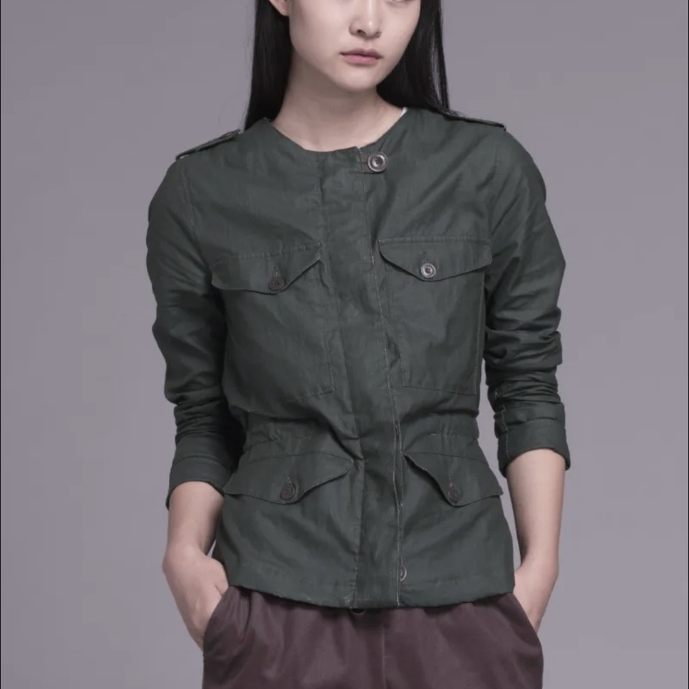 Spiewak & Sons Army Utility Jacket Waxed Resin Coated Military
